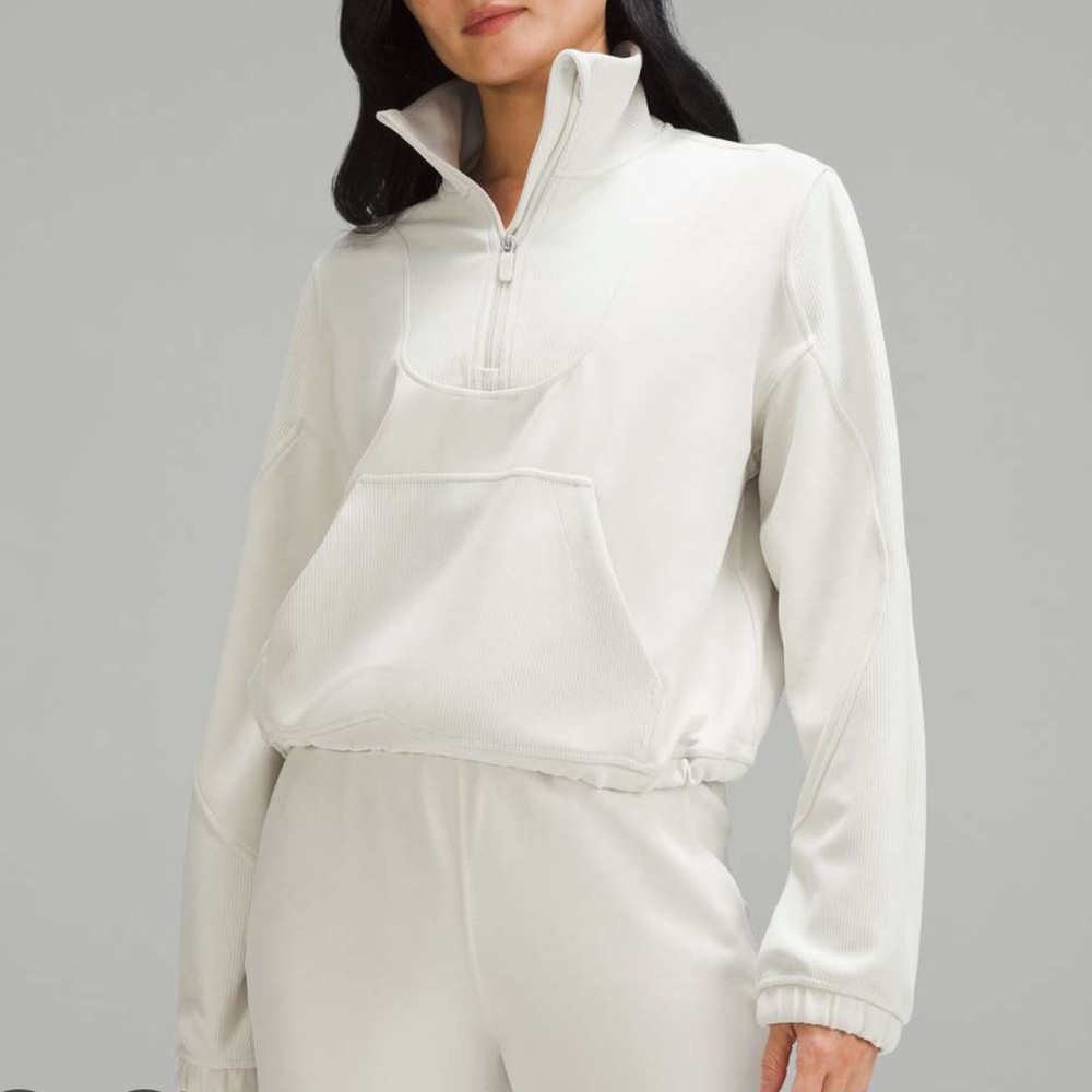 Lululemon Brushed Softstreme Ribbed Half Zip